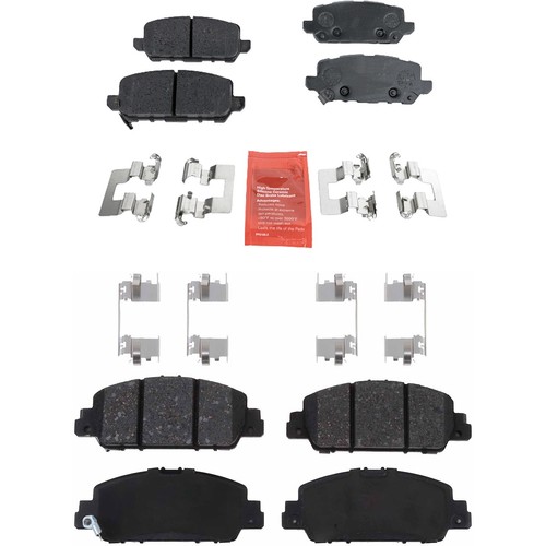 Front rear brake pads - front,