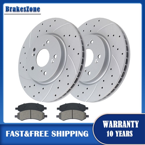 Front brake rotors - brake, pads
